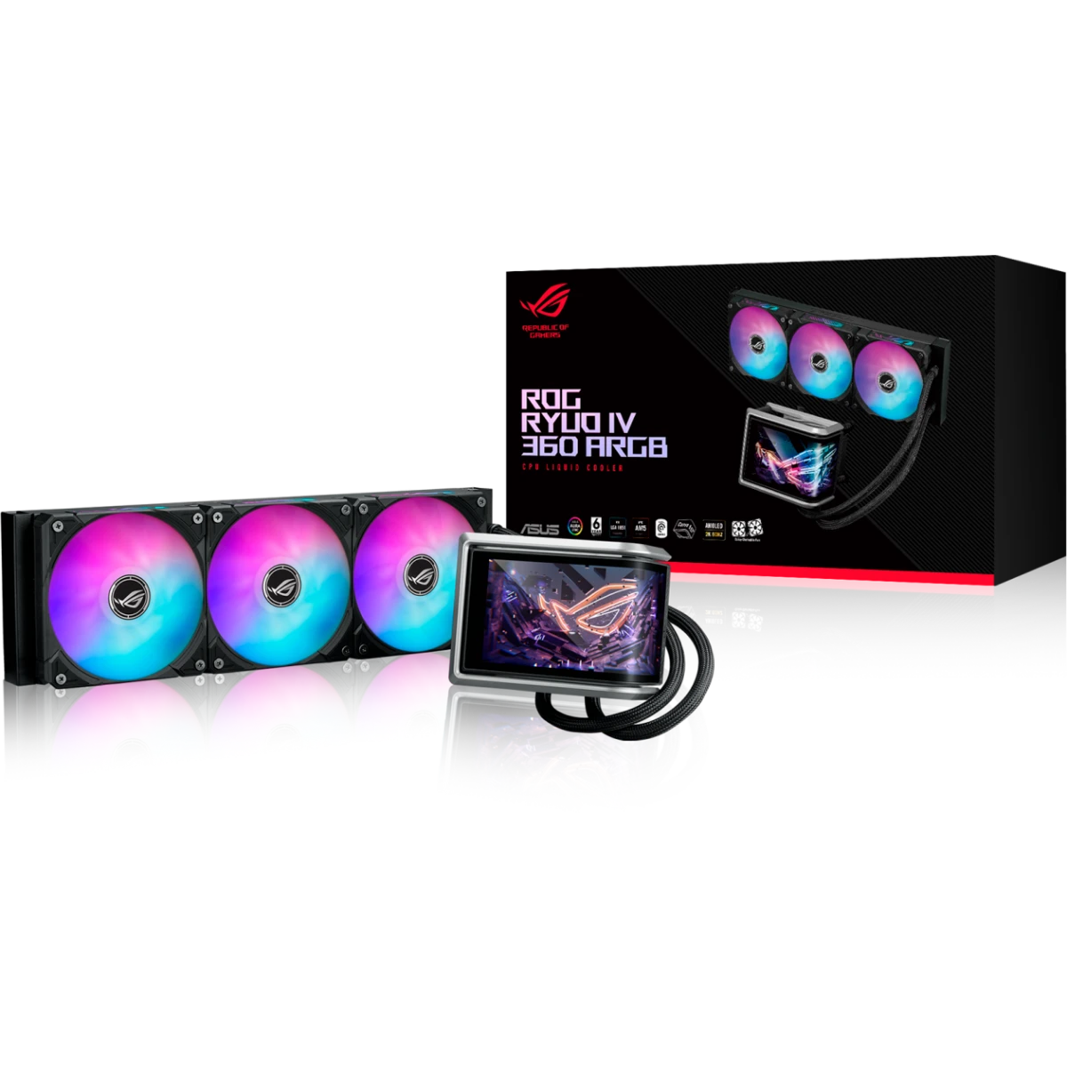 système de refroidissement liquide ASUS ROG RYUO IV 360 ARGB Black - 90RC01N1-B0EAY0 - photo 9