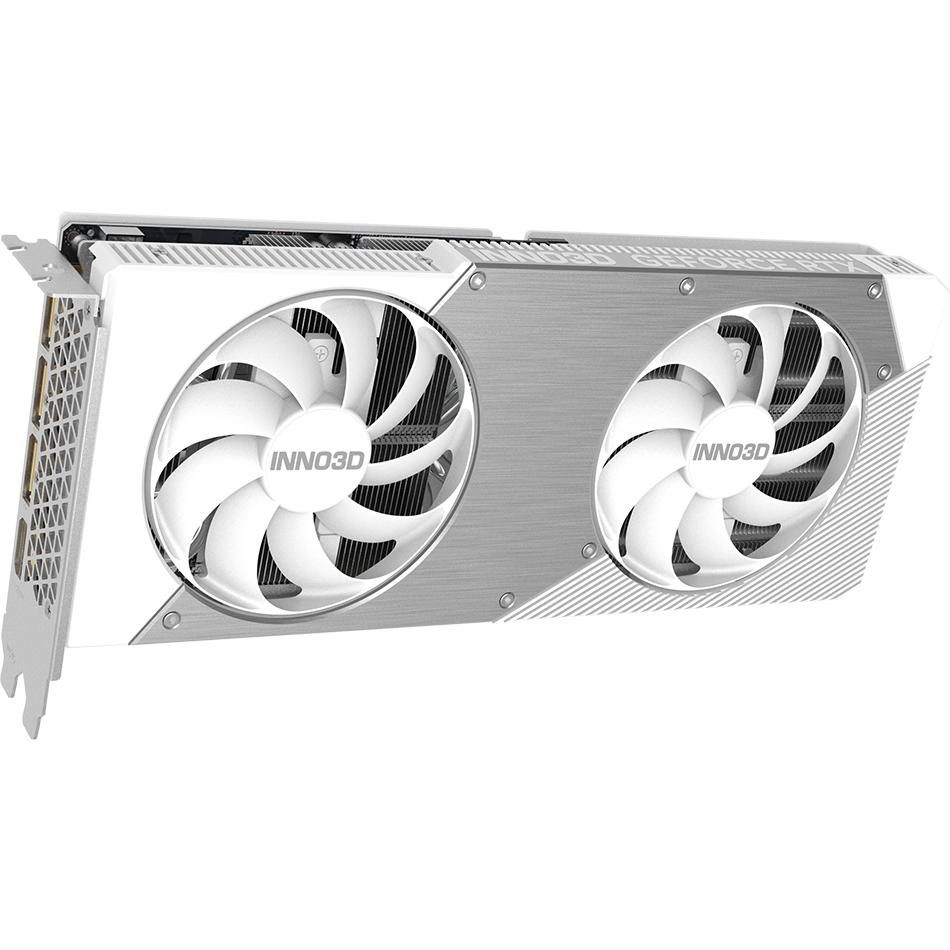carte graphique NVIDIA GeForce RTX 5060 Ti INNO3D Twin X2 OC White 8GB (N506T2-08D7X-193075W)