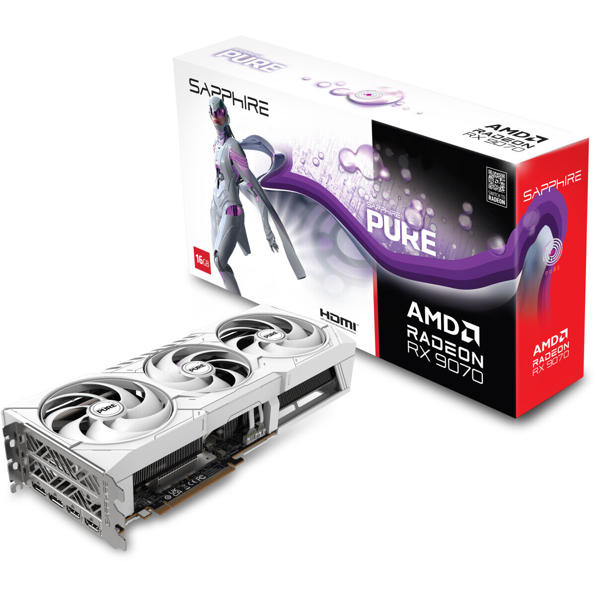 carte graphique AMD Radeon RX 9070 Sapphire Pure OC 16GB (11349-02-20G) - photo 6