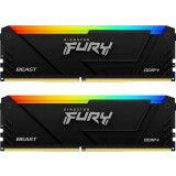 mémoire vive 16GB DDR4 3600MHz Kingston Fury Beast RGB (KF436C17BB2AK2/16) (2x8GB KIT)