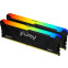 mémoire vive 16GB DDR4 3600MHz Kingston Fury Beast RGB (KF436C17BB2AK2/16) (2x8GB KIT) - photo 2