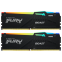 Mémoire vive 16GB DDR5 5200MHz Kingston Fury Beast RGB (KF552C40BBAK2-16) (2x8GB KIT) - photo 2