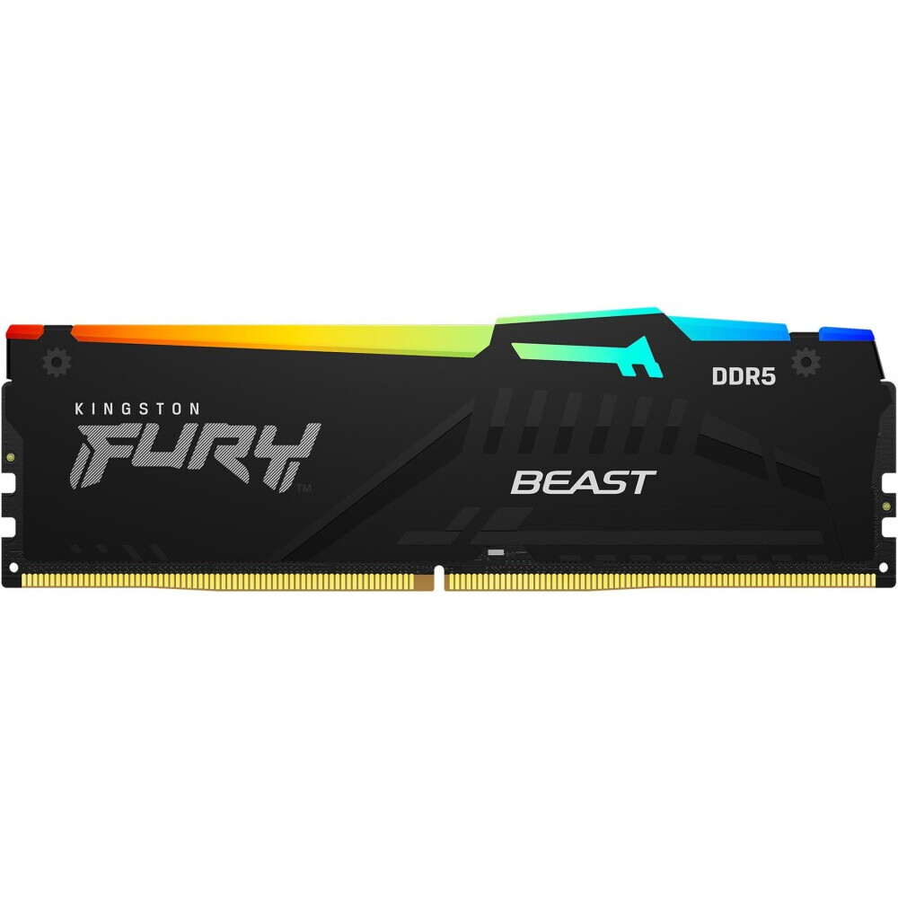 Mémoire vive 16GB DDR5 5200MHz Kingston Fury Beast RGB (KF552C40BBAK2-16) (2x8GB KIT) - photo 3