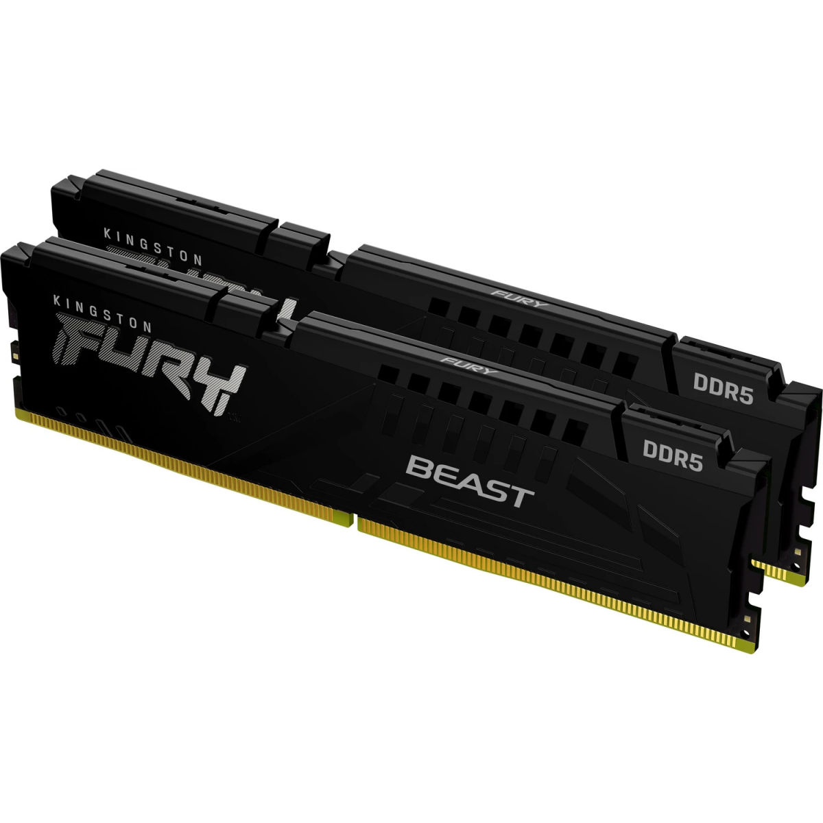 Mémoire vive 16GB DDR5 6000MHz Kingston Fury Beast (KF560C36BBEK2-16) (2x8GB KIT)