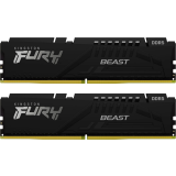 Mémoire vive 16GB DDR5 6000MHz Kingston Fury Beast (KF560C36BBEK2-16) (2x8GB KIT)