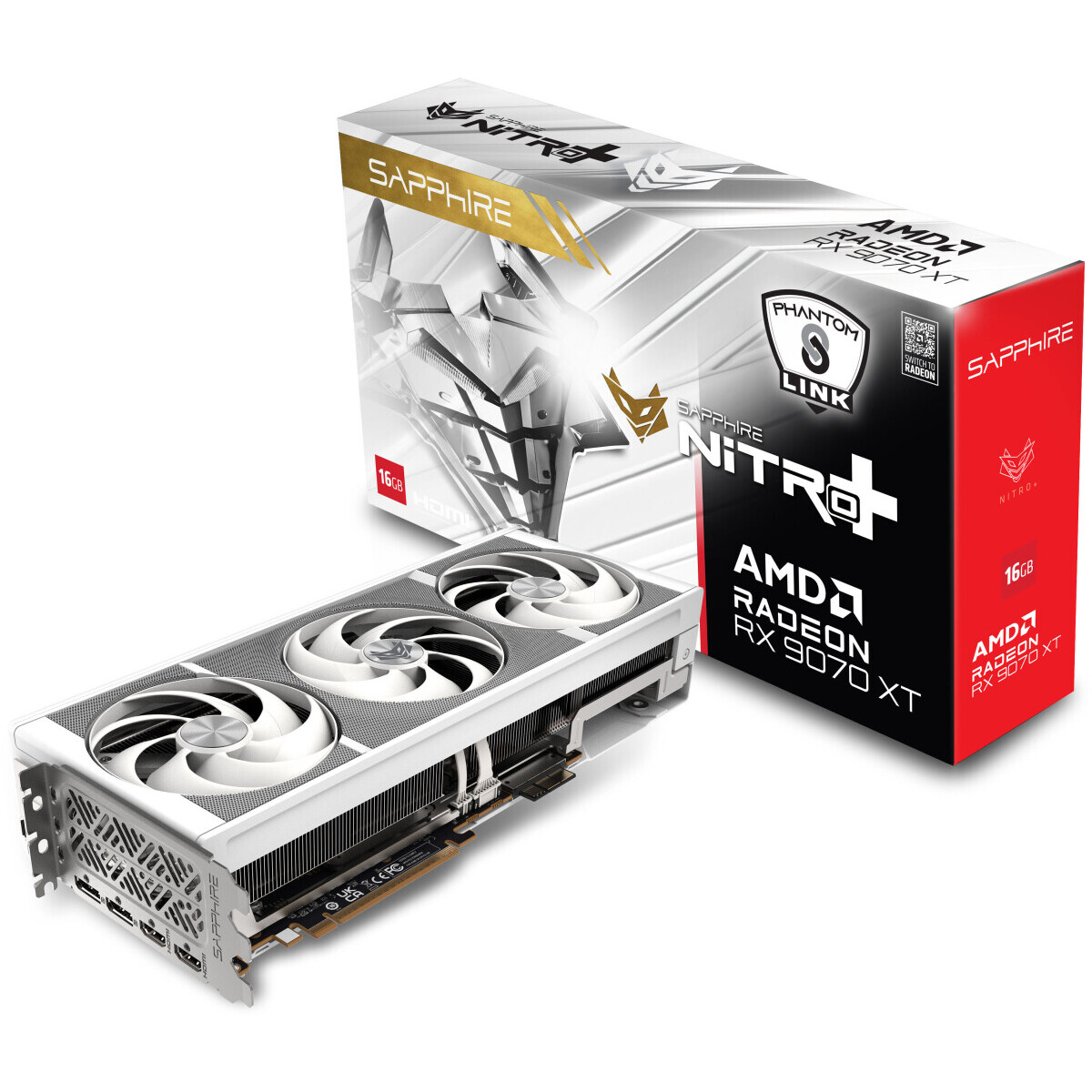carte graphique AMD Radeon RX 9070 XT Sapphire Nitro+ PhantomLink Polar Edition OC 16GB (11348-09-20G) - photo 6