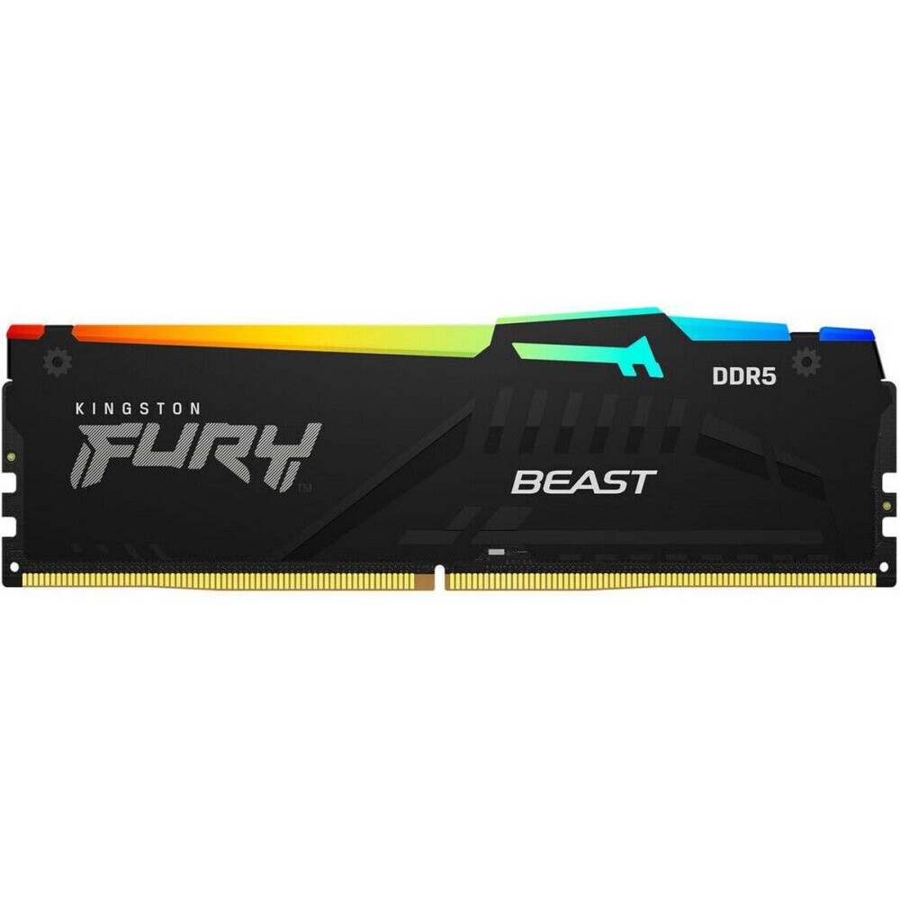 Mémoire vive 16GB DDR5 6000MHz Kingston Fury Beast RGB (KF560C36BBE2A-16) - photo 2