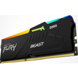 Mémoire vive 16GB DDR5 6000MHz Kingston Fury Beast RGB (KF560C36BBE2A-16)