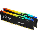 mémoire vive 16GB DDR5 6000MHz Kingston Fury Beast RGB (KF560C36BBEAK2-16) (2x8GB KIT)
