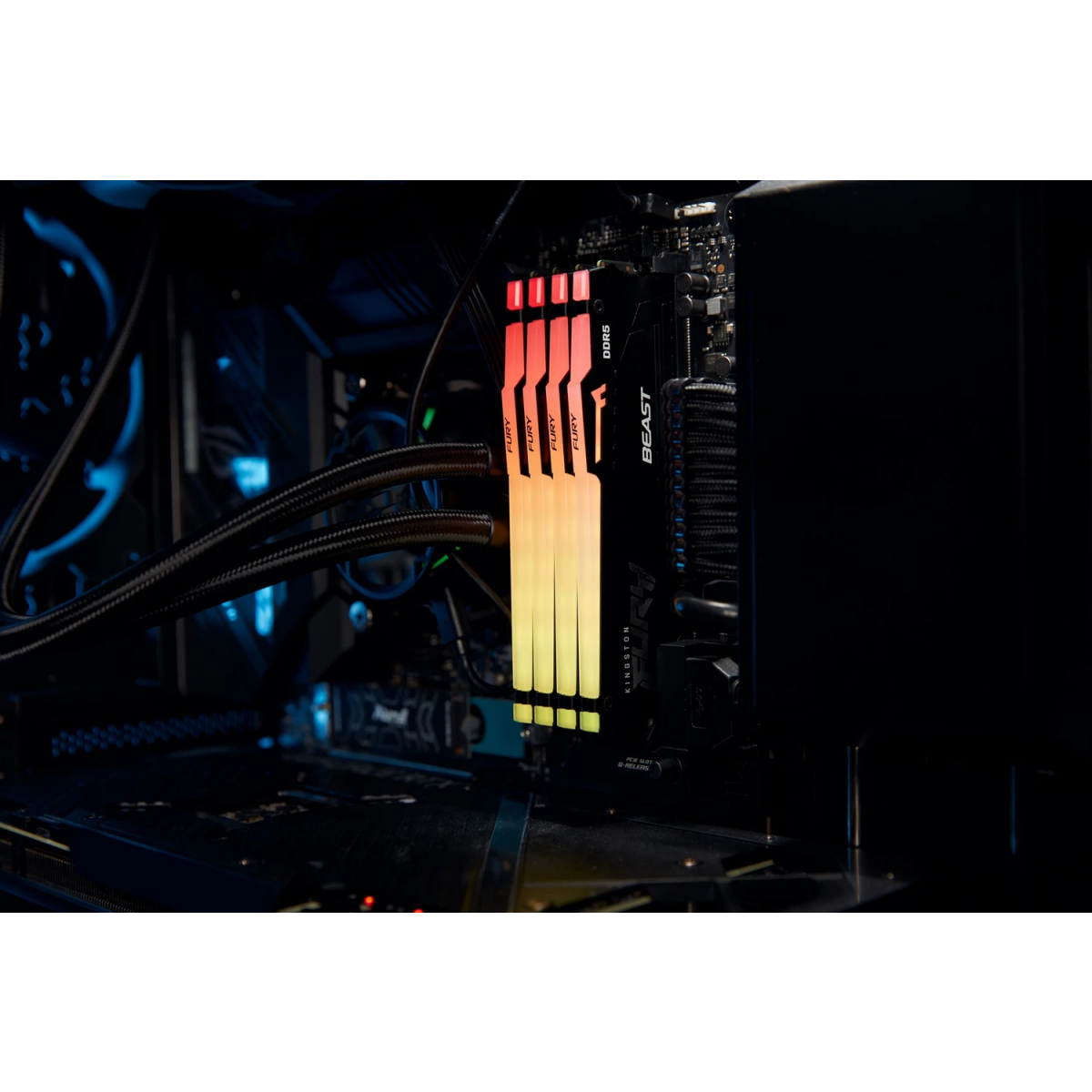 mémoire vive 16GB DDR5 6000MHz Kingston Fury Beast RGB (KF560C36BBEAK2-16) (2x8GB KIT) - photo 4