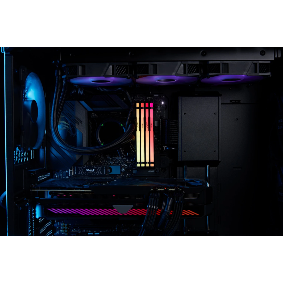 mémoire vive 16GB DDR5 6000MHz Kingston Fury Beast RGB (KF560C36BBEAK2-16) (2x8GB KIT) - photo 5