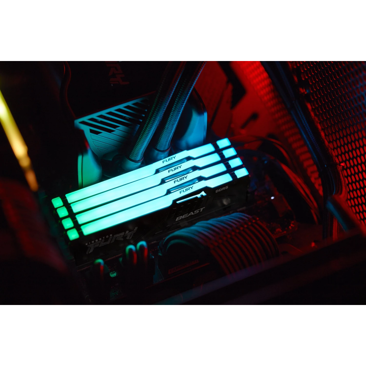 mémoire vive 16GB DDR5 6000MHz Kingston Fury Beast RGB (KF560C36BBEAK2-16) (2x8GB KIT) - photo 6