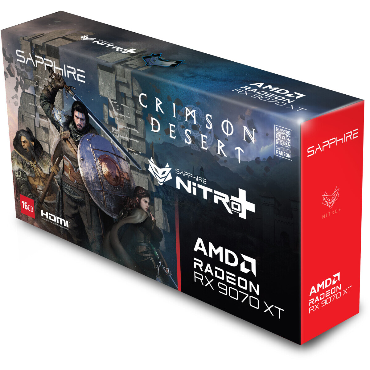 carte graphique AMD Radeon RX 9070 XT Sapphire Nitro+ Crimson Desert Edition OC 16GB (11348-10-20G) - photo 7