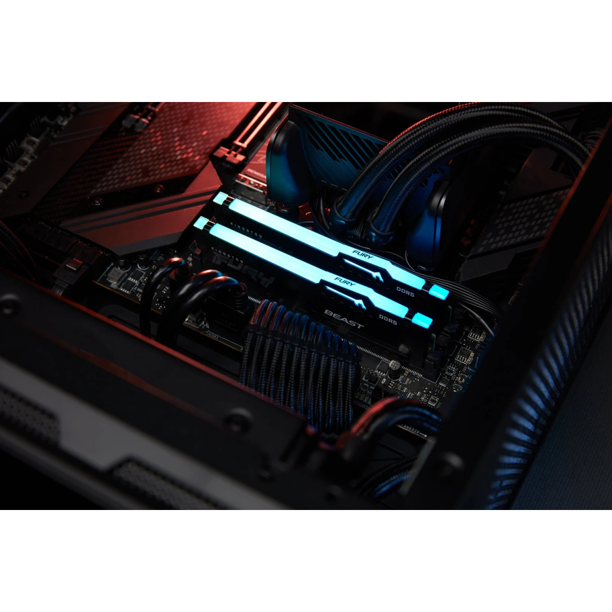 Mémoire vive 32GB DDR5 5600MHz Kingston Fury Beast RGB (KF556C40BBAK2-32) (2x16GB KIT) - photo 5