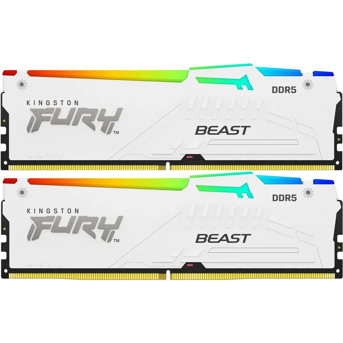 mémoire vive 32GB DDR5 6000MHz Kingston Fury Beast RGB (KF560C30BWEAK2-32) (2x16GB KIT)