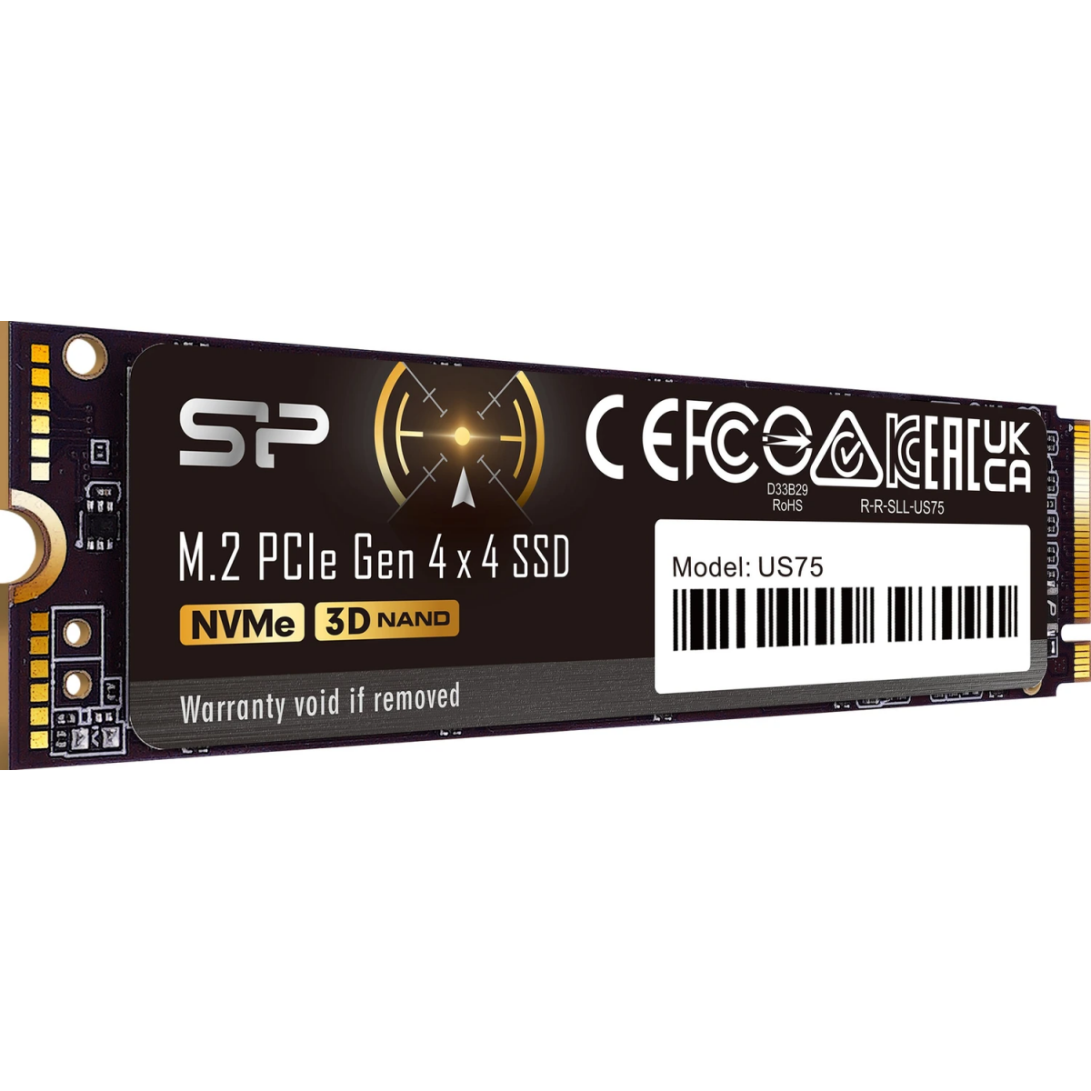 SSD interne 2TB Silicon Power US75 (SP02KGBP44US7505)