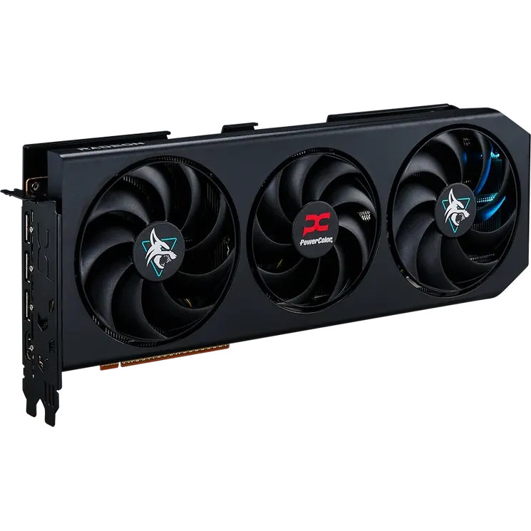 carte graphique AMD Radeon RX 9070 GRE PowerColor Hellhound OC 12GB (RX9070GRE 12G-L/OC) - photo 2