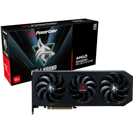 carte graphique AMD Radeon RX 9070 GRE PowerColor Hellhound OC 12GB (RX9070GRE 12G-L/OC) - photo 7