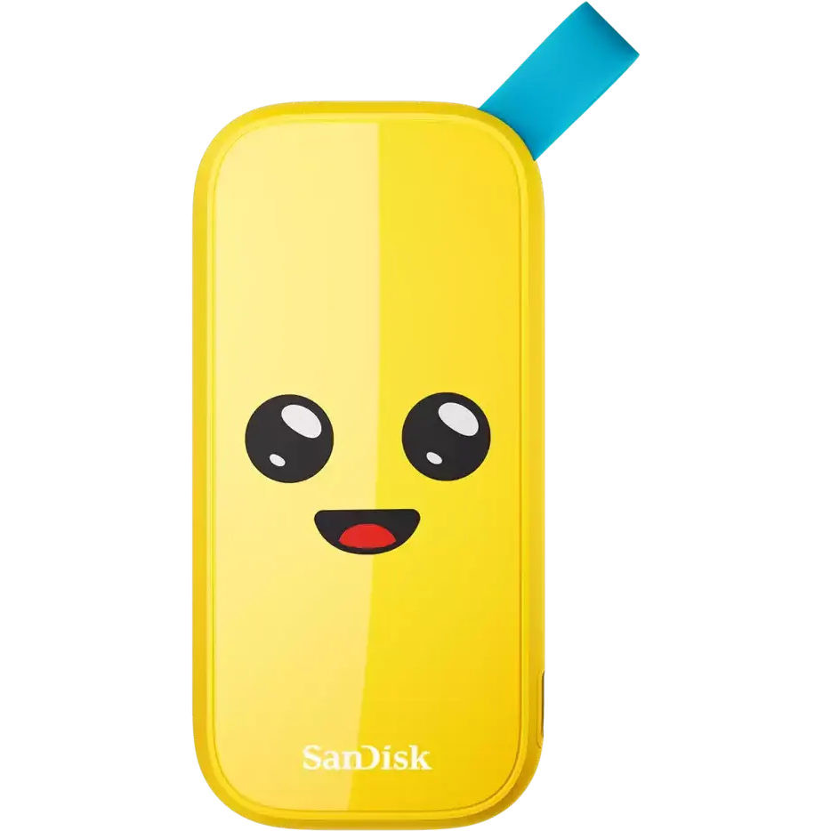 Stockage externe SSD 2TB SanDisk Portable Peely Edition (SDSSDE30-2T00-G25F) - photo 2
