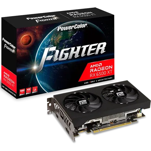 carte graphique AMD Radeon RX 6500 XT PowerColor 4GB (AXRX 6500XT 4GBD6-DHV3) - photo 5