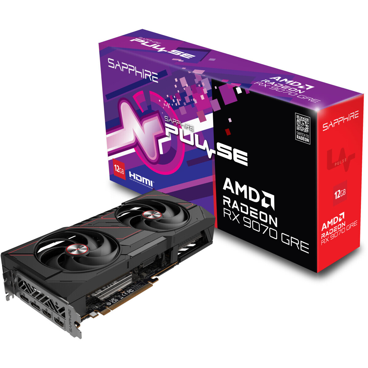 carte graphique AMD Radeon RX 9070 GRE Sapphire Pulse OC 12GB (11354-01-20G) - 11354-01-20G  - photo 6