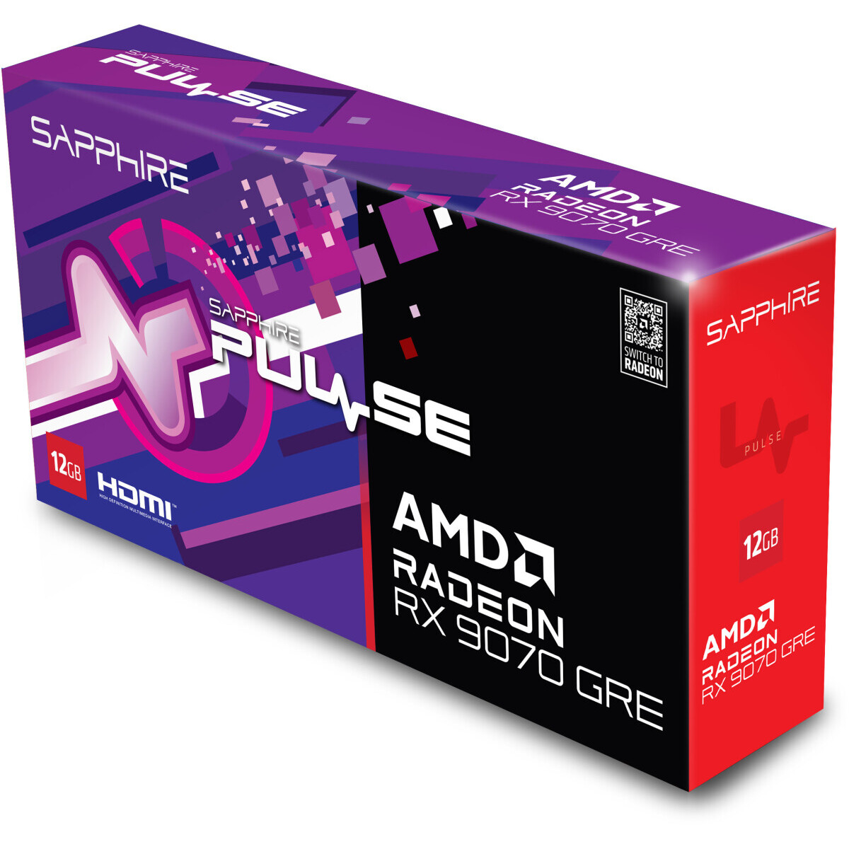 carte graphique AMD Radeon RX 9070 GRE Sapphire Pulse OC 12GB (11354-01-20G) - 11354-01-20G  - photo 7