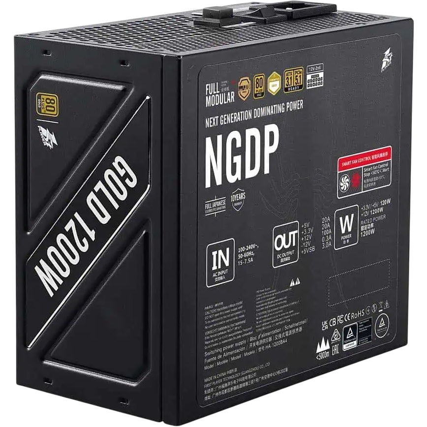 Alimentation électrique 1200W 1STPLAYER NGDP HA-1200BA4 Black - photo 5