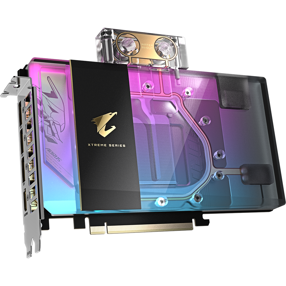 carte graphique NVIDIA GeForce RTX 5080 Gigabyte AORUS XTREME WATERFORCE WB OC 16GB (GV-N5080AORUSX WB-16GD)