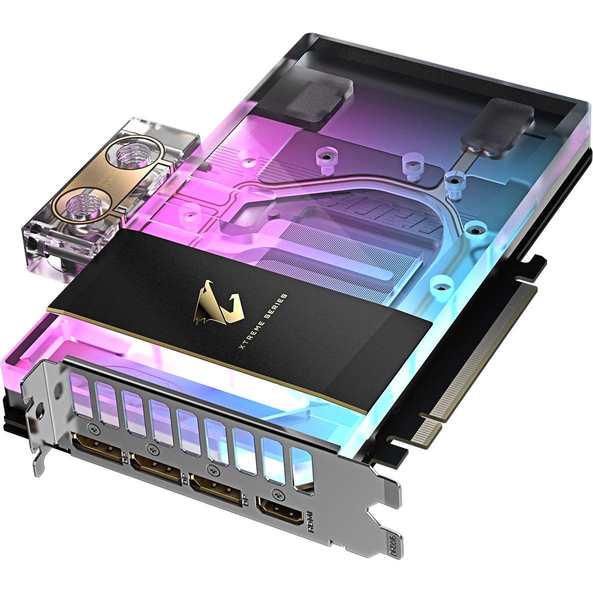 carte graphique NVIDIA GeForce RTX 5080 Gigabyte AORUS XTREME WATERFORCE WB OC 16GB (GV-N5080AORUSX WB-16GD) - photo 5