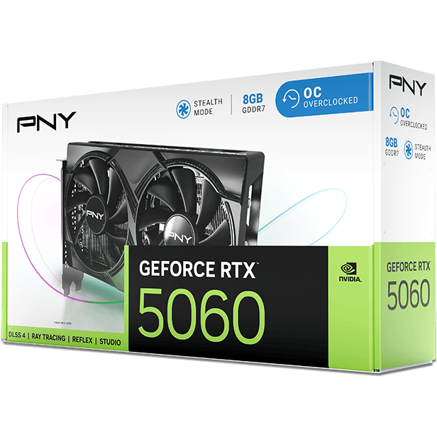 Carte graphique NVIDIA GeForce RTX 5060 PNY Dual Fan OC 8GB (VCG50608DFXPB1-O) - photo 10