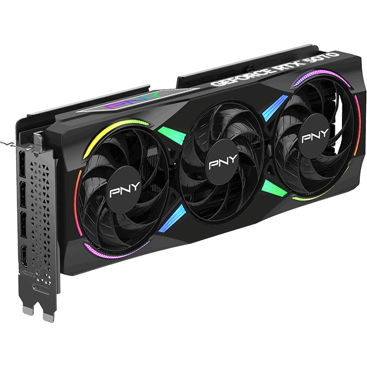 carte graphique NVIDIA GeForce RTX 5070 PNY EPIC-X Triple Fan ARGB OC 12GB (VCG507012TFXPB1-O) - photo 3