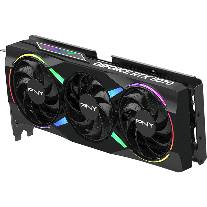 carte graphique NVIDIA GeForce RTX 5070 PNY EPIC-X Triple Fan ARGB OC 12GB (VCG507012TFXPB1-O) - photo 4
