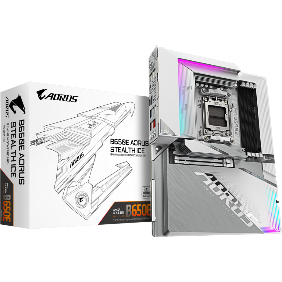 Carte mère Gigabyte B650E AORUS STEALTH ICE - photo 6
