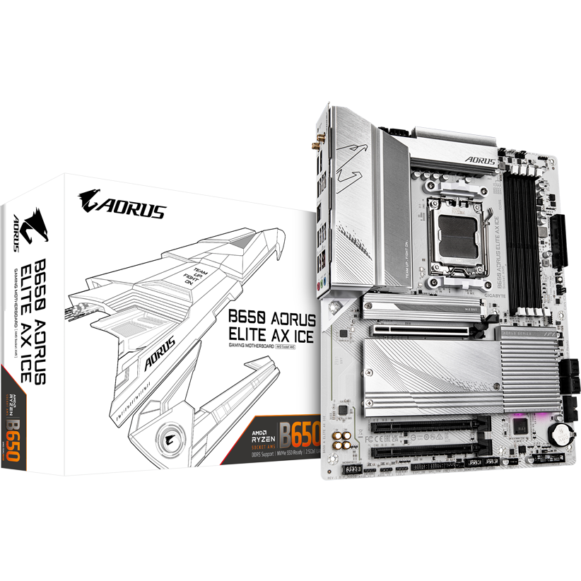 Carte mère Gigabyte B650 AORUS ELITE AX ICE - photo 4