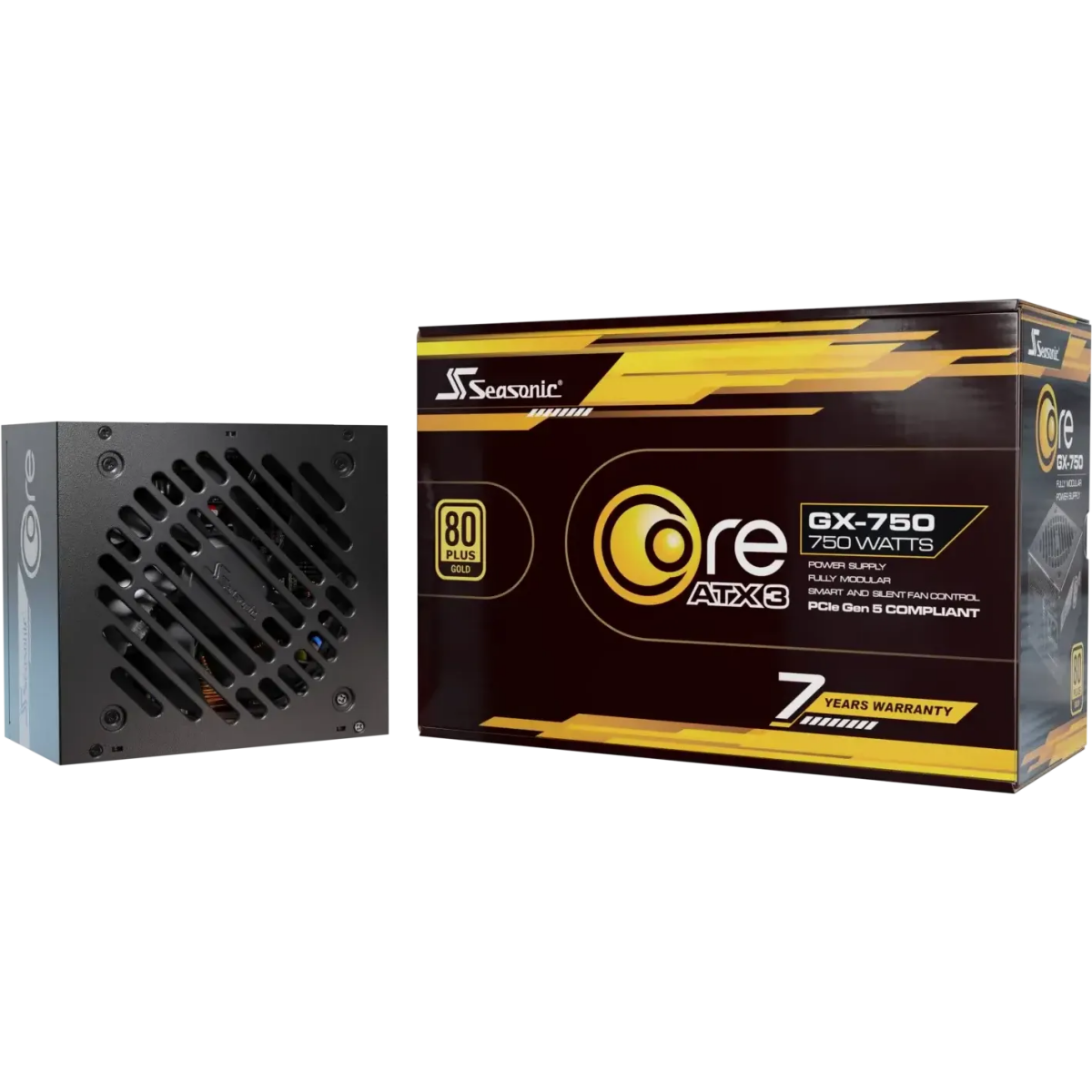 Alimentation électrique 750W Seasonic Core GX-750 ATX 3.1 Black - SRP-CGX751-A5A32SF - photo 10