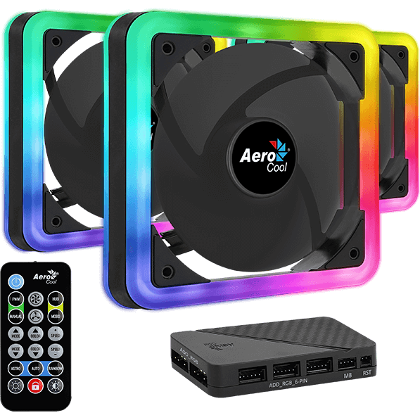 Ventilateur pour boîtier AeroCool Edge 14 Pro (3 pcs) - EN58115