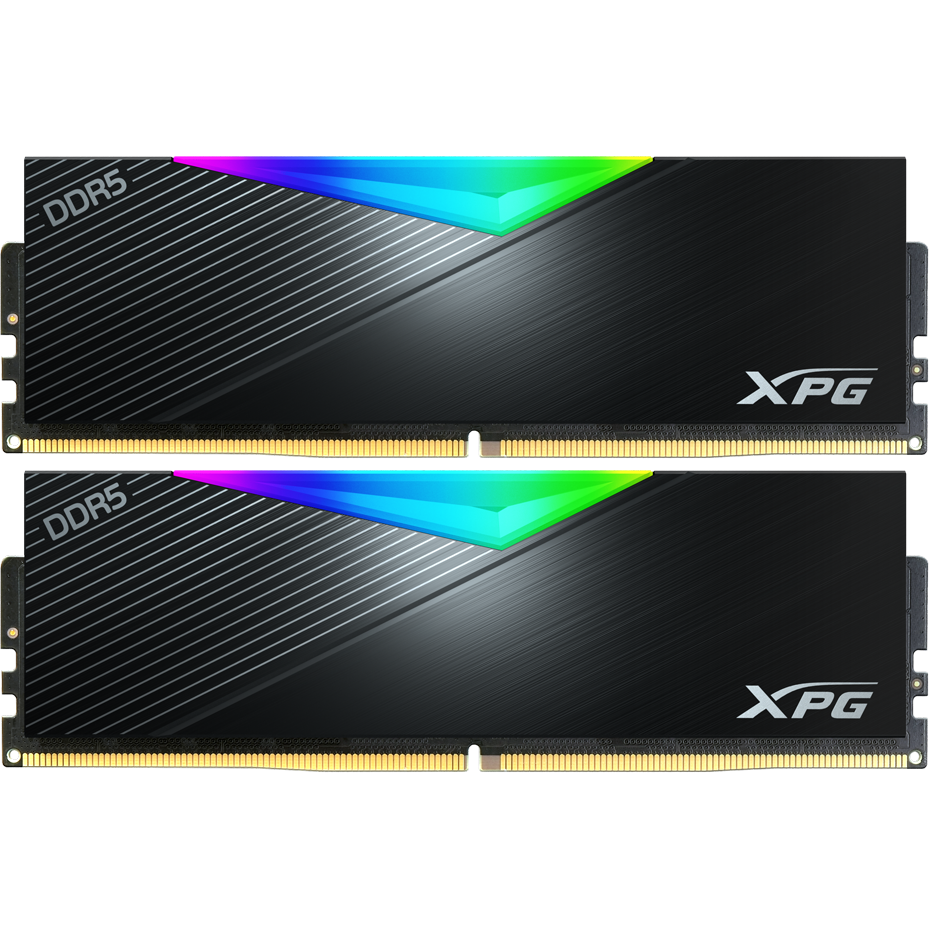Mémoire vive 32B DDR5 6000MHz ADATA XPG Lancer RGB (AX5U6000C3016G-DCLARBK) (2x16GB KIT)