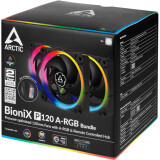 Ventilateur pour boîtier Arctic BioniX P120 A-RGB Black (ACFAN00156A)