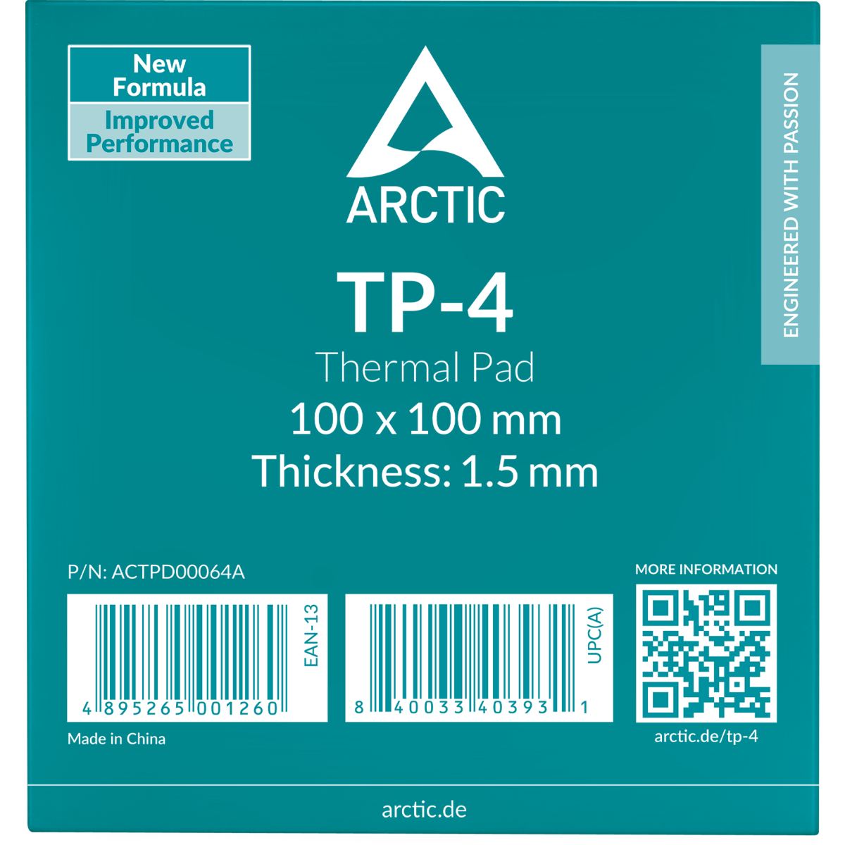 Joint thermique Arctic Thermal Pad TP-4 100x100x1.5mm (ACTPD00064A) - photo 2
