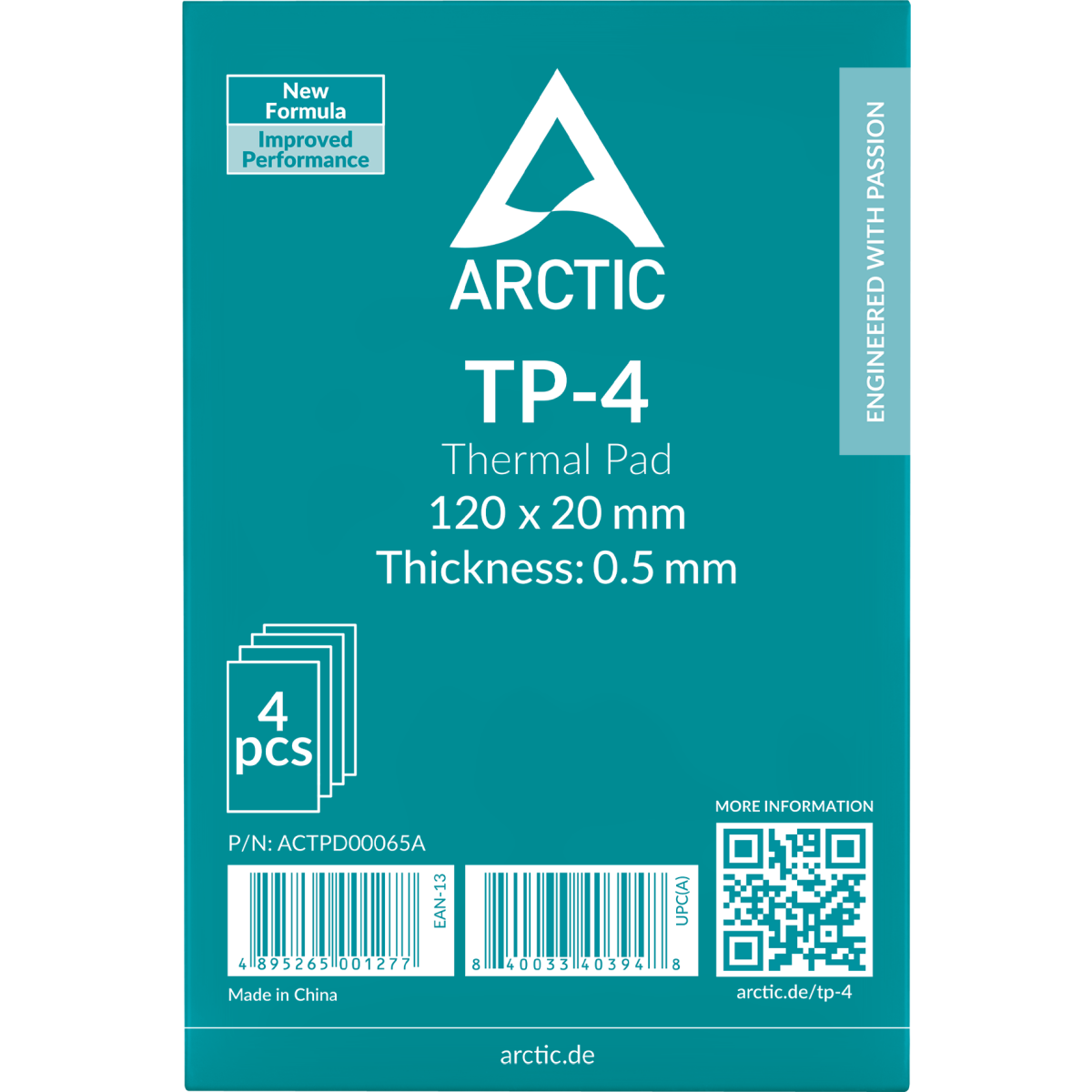 Coussin thermique Arctic Thermal Pad TP-4 120x120x0.5mm (ACTPD00065A) - photo 2