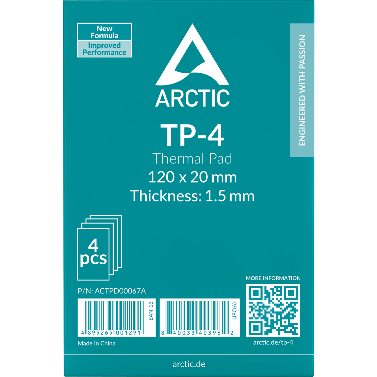coussin thermique Arctic Thermal Pad TP-4 120x120x1.5mm (ACTPD00067A) - photo 2