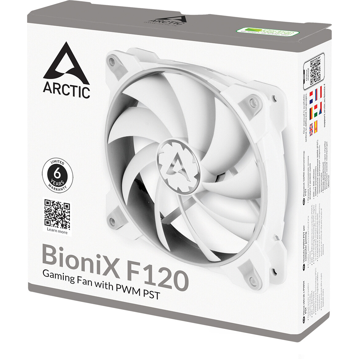 Ventilateur pour boîtier Arctic BioniX F120 Grey/White - ACFAN00164A - photo 4
