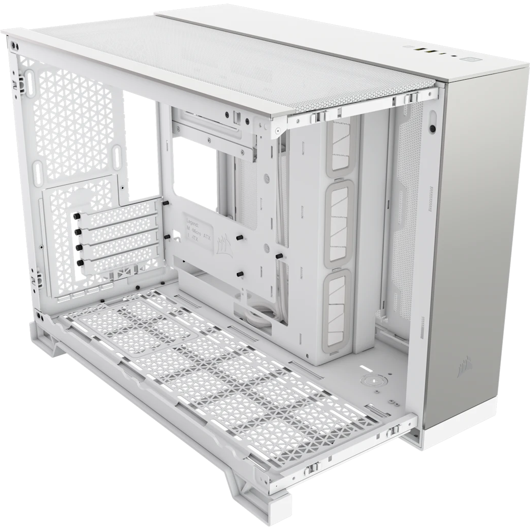 Boîtier Corsair 2500X White/Satin Gray Aluminum (CC-9011289-WW)