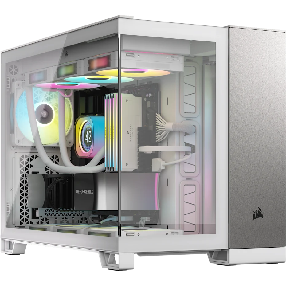 Boîtier Corsair 2500X White/Satin Gray Aluminum (CC-9011289-WW) - photo 5