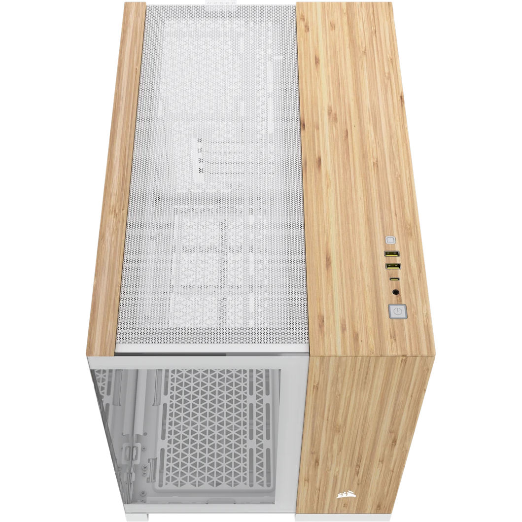 Boîtier Corsair 2500X White/Bamboo Wood (CC-9011288-WW) - photo 3