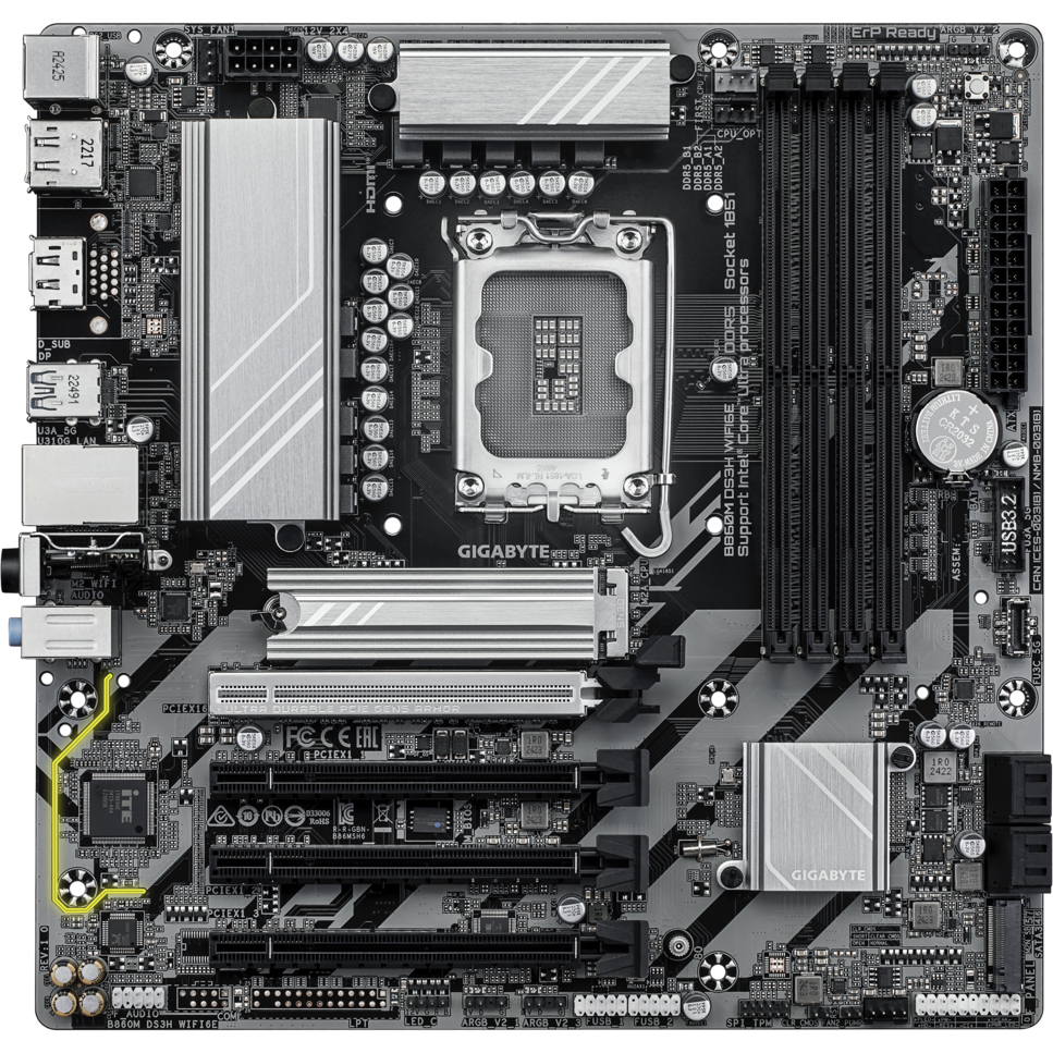 Carte mère Gigabyte B860M DS3H WIFI6E