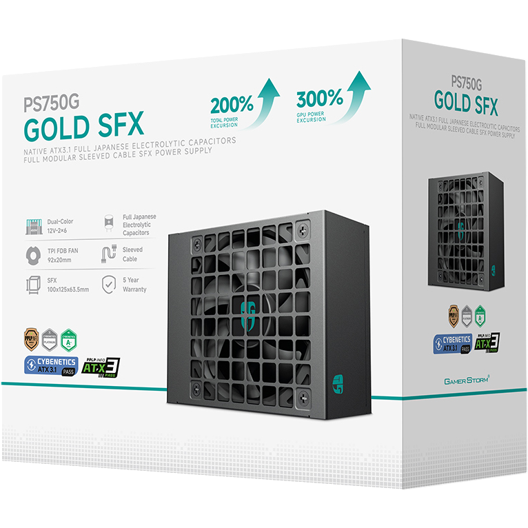 Alimentation électrique 750W DeepCool PS750G - photo 8