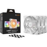 Ventilateur pour boîtier Be Quiet Light Wings LX 120mm PWM White, 3 pcs (BL122)