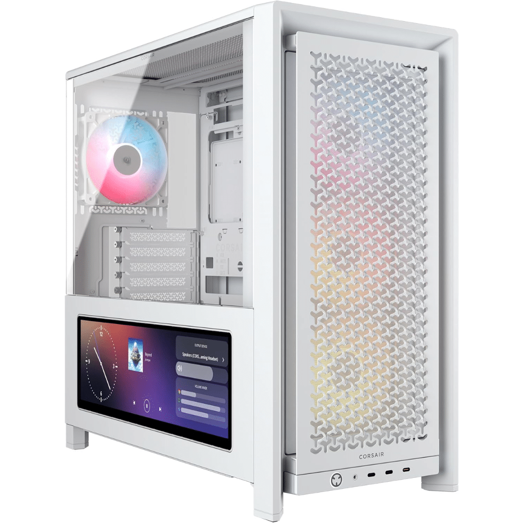 Boîtier Corsair Frame 4000D LCD RS ARGB White (CC-9011327-WW)