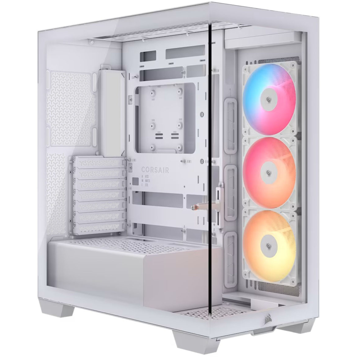 Boîtier Corsair 3500X RS-R ARGB White (CC-9011323-WW)